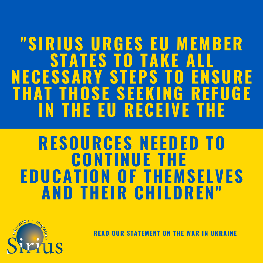 Ukraine : Statement of Support and Access to Inclusive Education for all Refugees